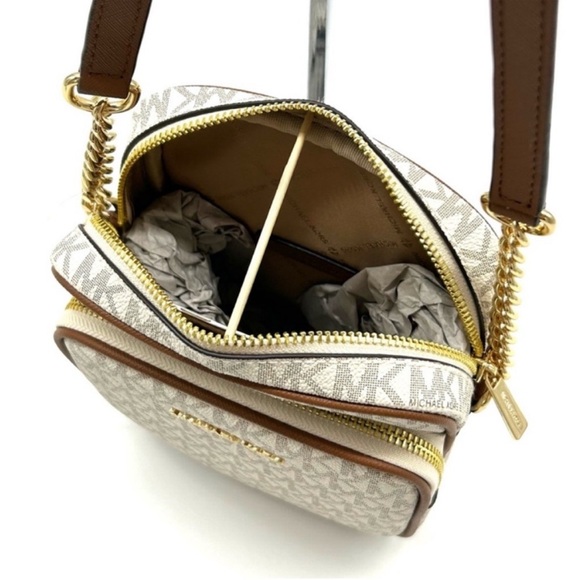 Michael Kors JST Medium Logo Crossbody & Matching Coinpouch Card Case Wallet - Picture 8 of 15